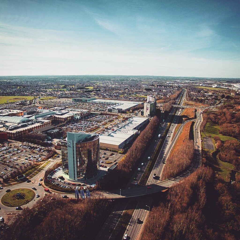 Expert Removals An aerial view of a city.